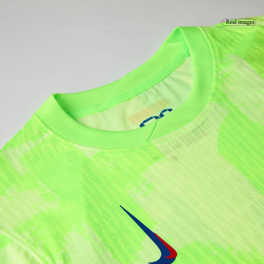 Authentique GAVI # 6 Barcelone Third Away Soccer Jersey 2024 / 25- UCL （Spotify Logo sans texte）