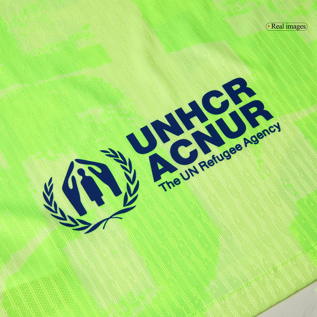 Authentique GAVI # 6 Barcelone Third Away Soccer Jersey 2024 / 25- UCL （Spotify Logo sans texte）
