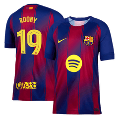 ROONY #19 Barcelone Football Maillot Domicile 2025/26 - UCL