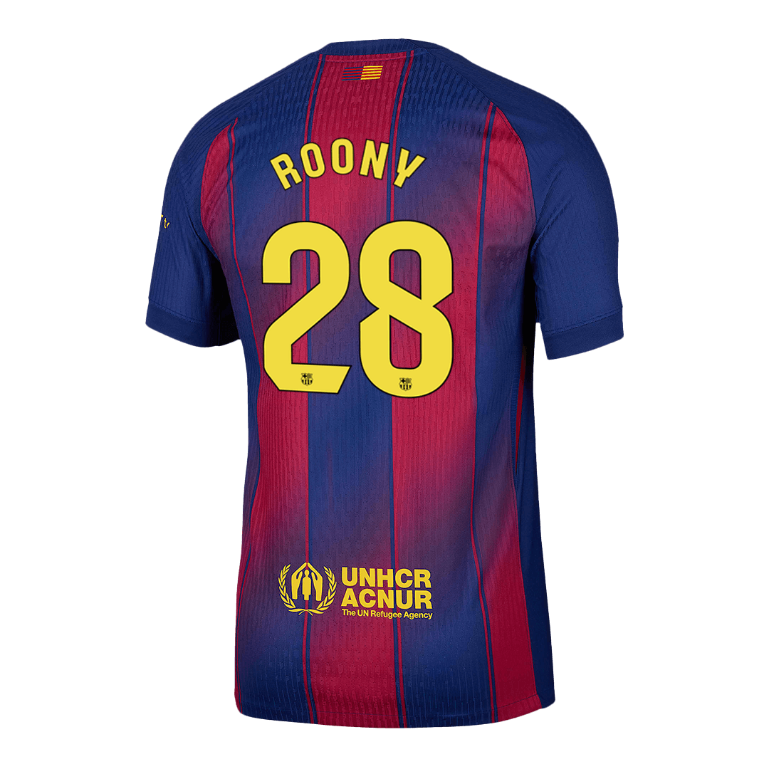 Joueur ROONY #28 Barcelone Domicile Maillot 2025/26