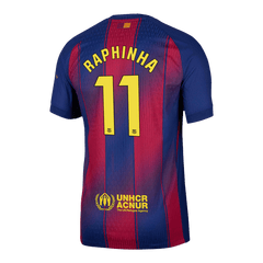 RAPHINHA #11 Authentique Barcelone Masion Football Maillot 2025/26 Rouge&bleu