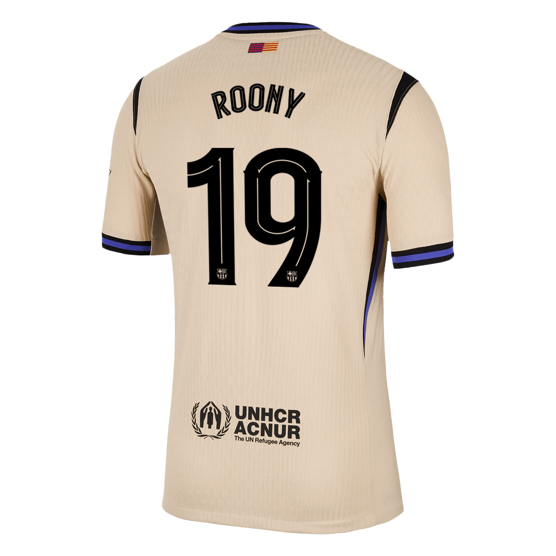 Authentique ROONY #19 Barcelone Maillot Extérieur 2025/26 - UCL