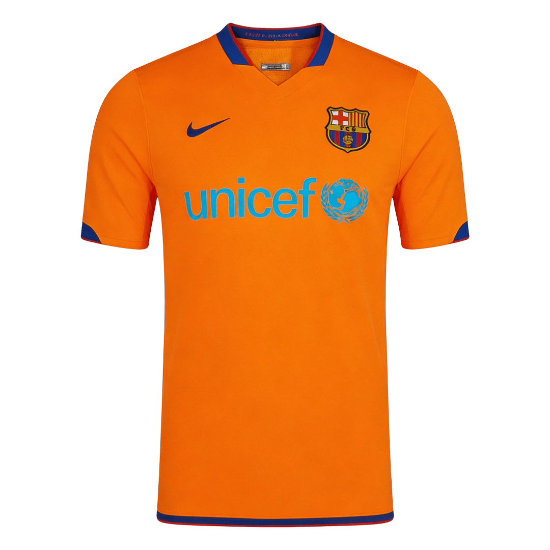 hommes Rétro Barcelone Extérieur Football Maillot 2006/07