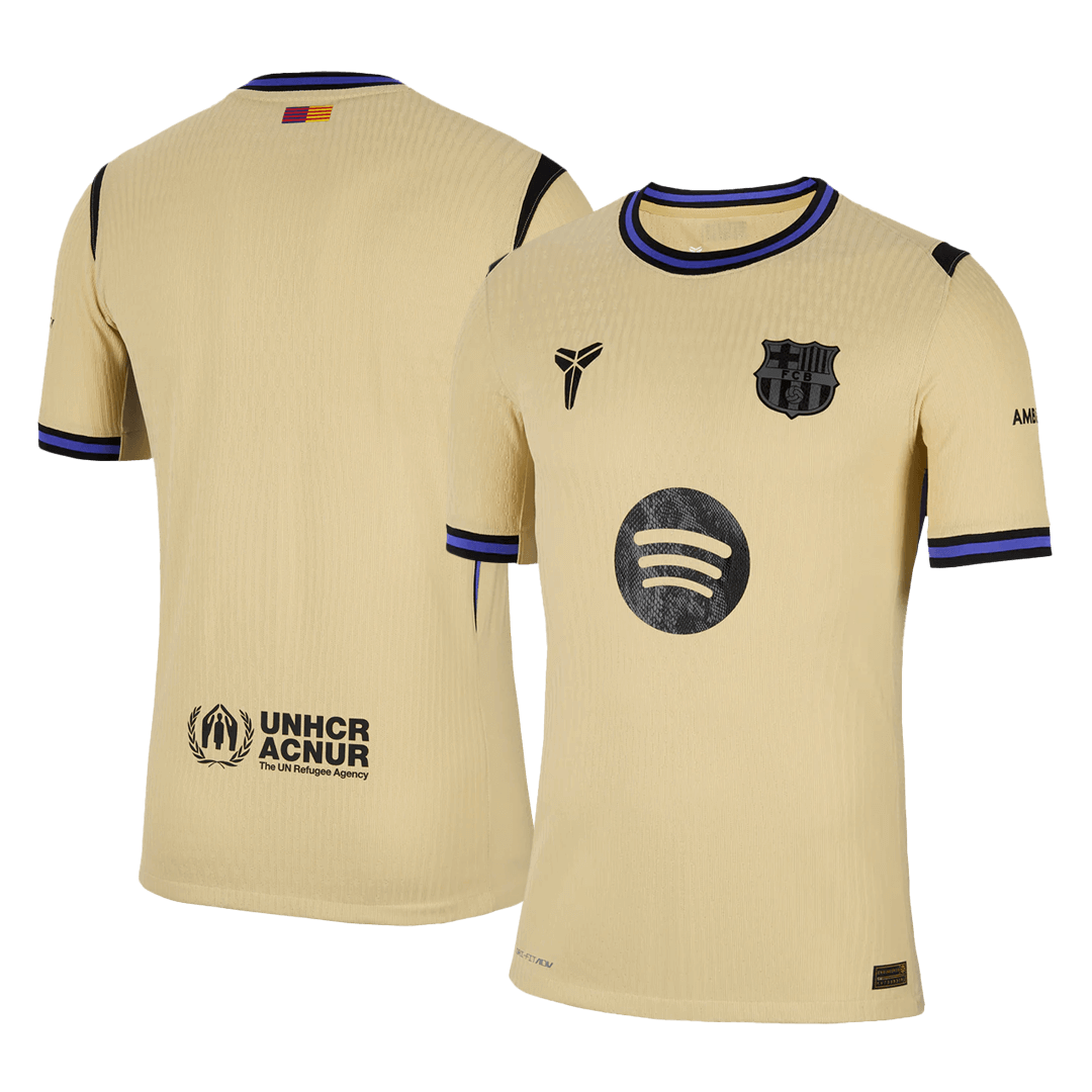 Authentique Barcelone Loin Football Maillot 2025/26 Jaune