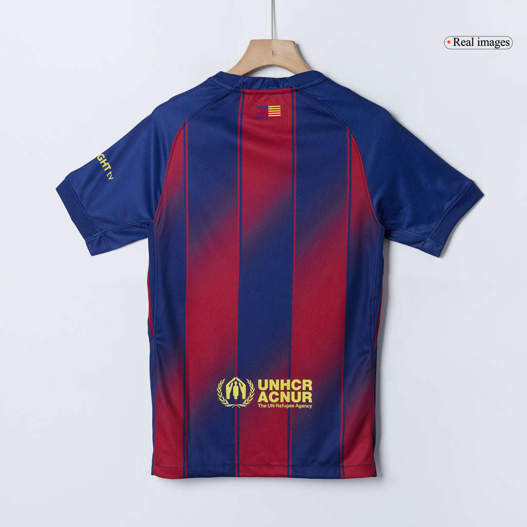 F.DE JONG #21 Barcelone MaisonFootball Maillot 2025/26 Red&Blue