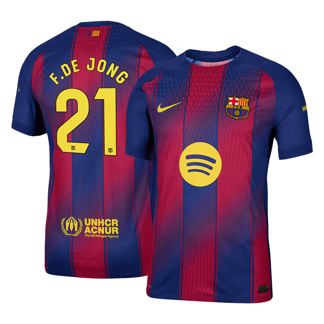 Authentique F.DE JONG #21 Barcelone Chemise Maison2025/26