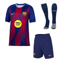 Barcelone Domicile Football Maillot Ensemble(Maillot+Short+Chaussettes) 2025/26 Rouge&Bleu