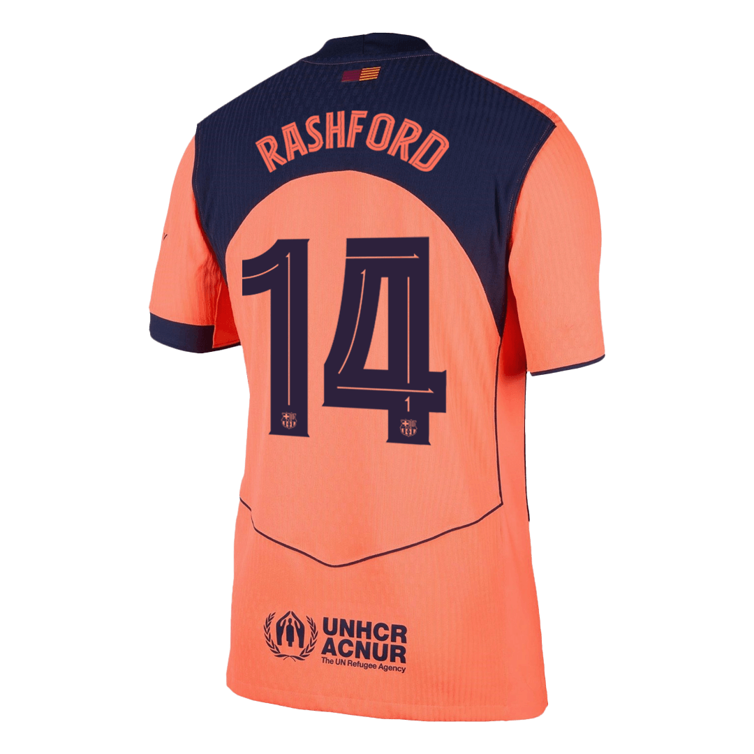Authentique RASHFORD #14 Barcelone Extérieur Troisième {title Maillot 2025/26 - UCL