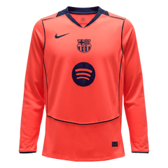 Barcelone Troisième Manches Longues Football Maillot 2025/26