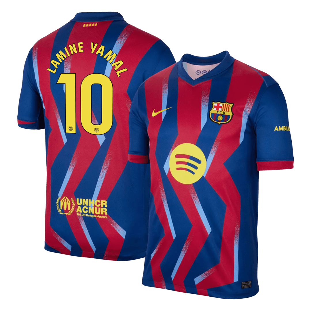 LAMINE YAMAL #10 Barcelone Quatrième Football Maillot 2025/26