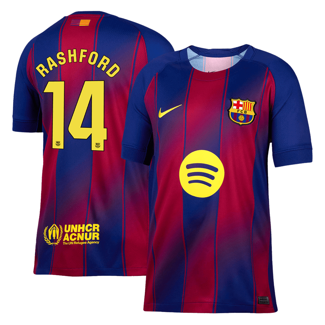 RASHFORD #14 Barcelone MaisonFootball Maillot 2025/26 Rouge&Bleu