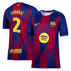 CUBARSí #2 Barcelone MaisonFootball Maillot 2025/26 Rouge&Bleu - UCL