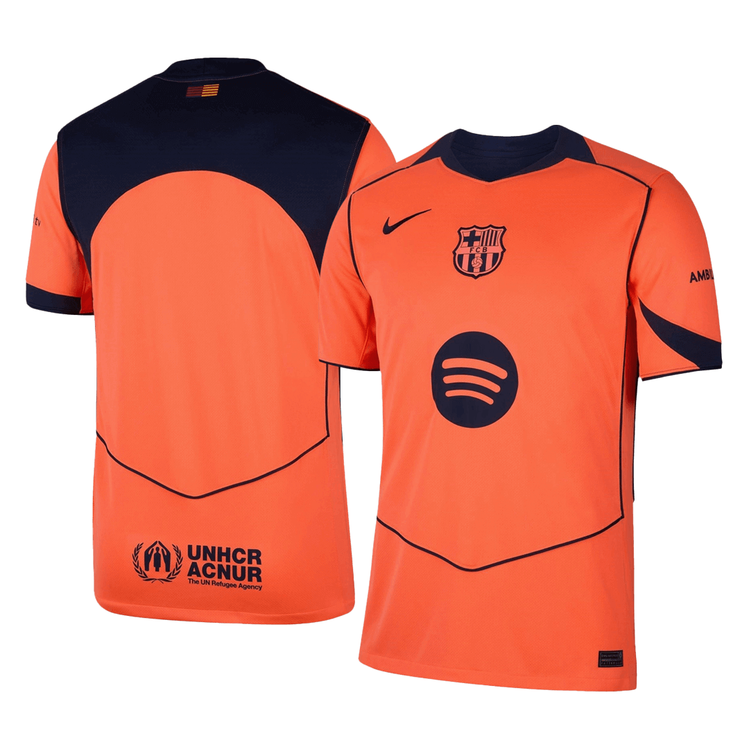 Barcelone Troisième Maillot Extérieur 2025/26 Orange