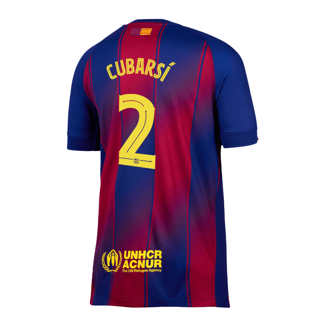 CUBARSí #2 Barcelone MaisonFootball Maillot 2025/26 Rouge&Bleu - UCL
