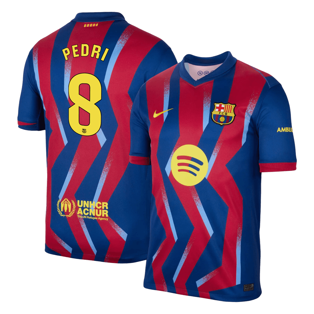 PEDRI #8 Barcelone Quatrième Football Maillot 2025/26