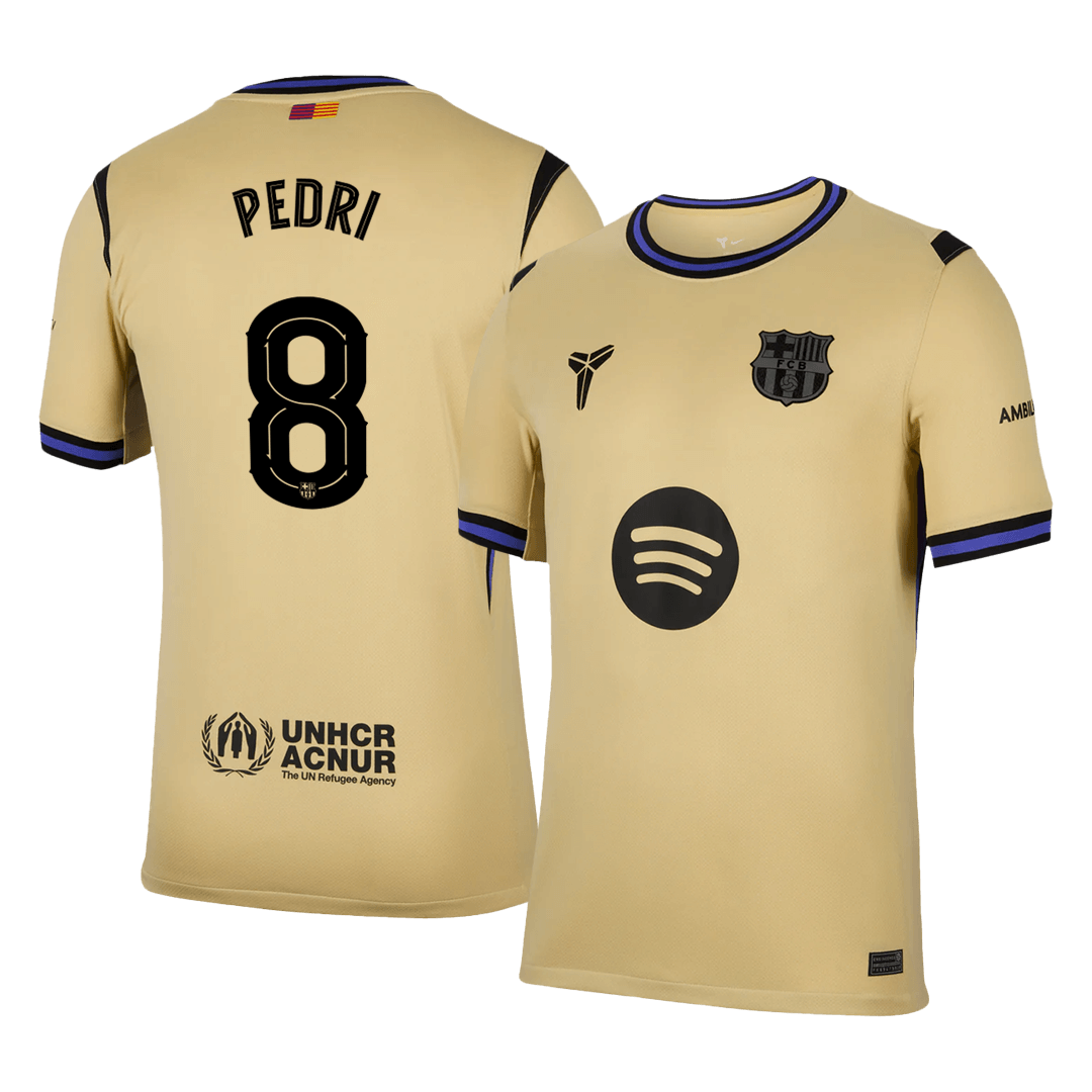 PEDRI #8 Barcelone Football Maillot Extérieur 2025/26 - UCL