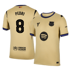 PEDRI #8 Barcelone Football Maillot Extérieur 2025/26 - UCL