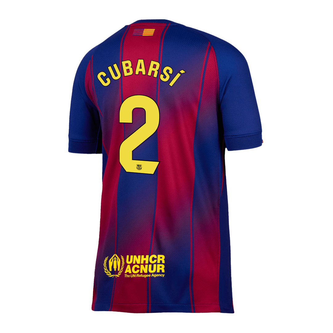 CUBARSí #2 Barcelone MaisonFootball Maillot 2025/26 Rouge&Bleu