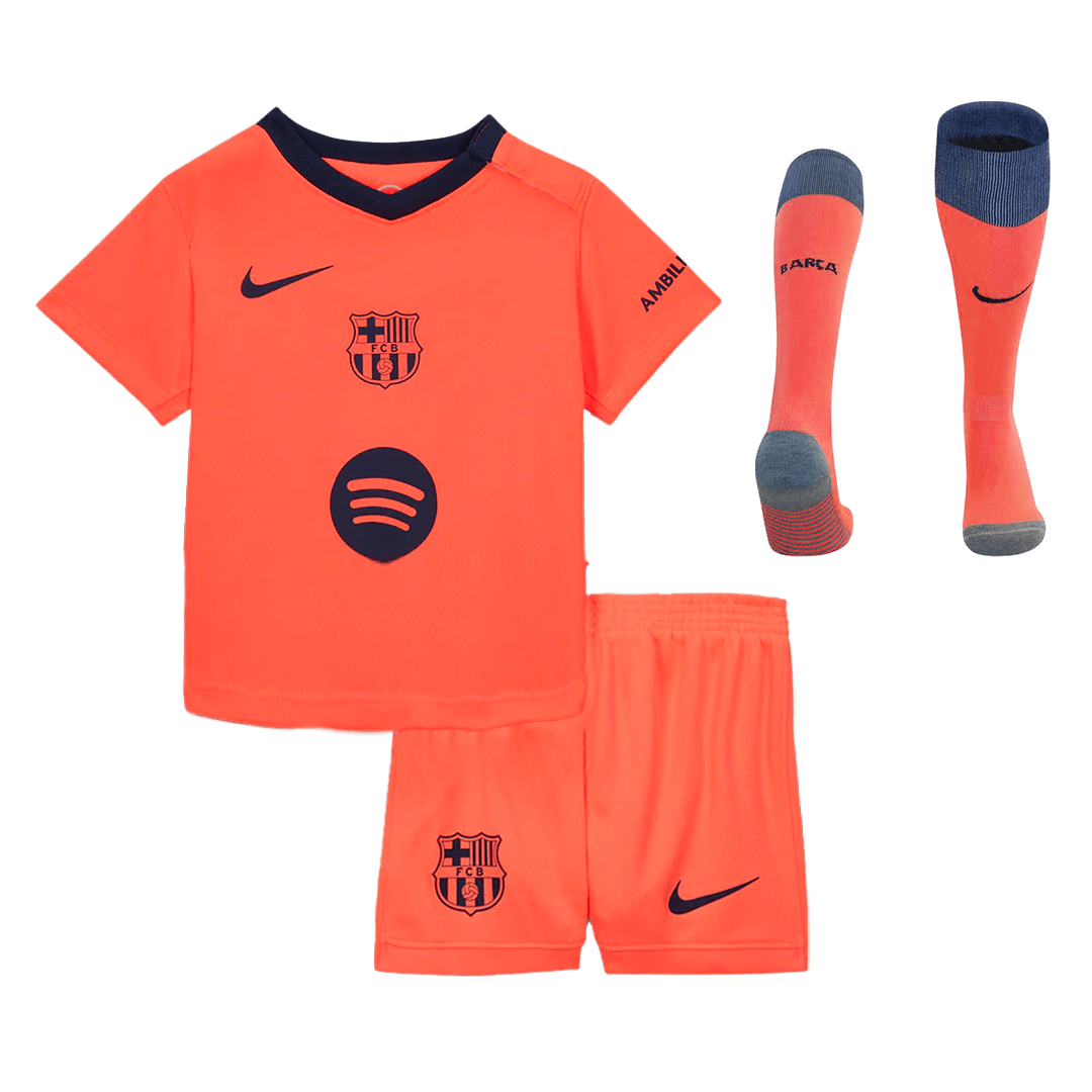 Enfants Barcelona 
 Extérieur Troisième 
Maillot 
Kit (Maillot+Shorts+Chaussettes) 
2025/26