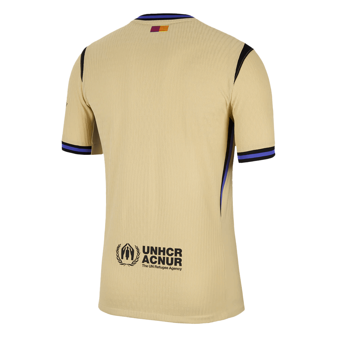 Authentique Barcelone Loin Football Maillot 2025/26 Jaune