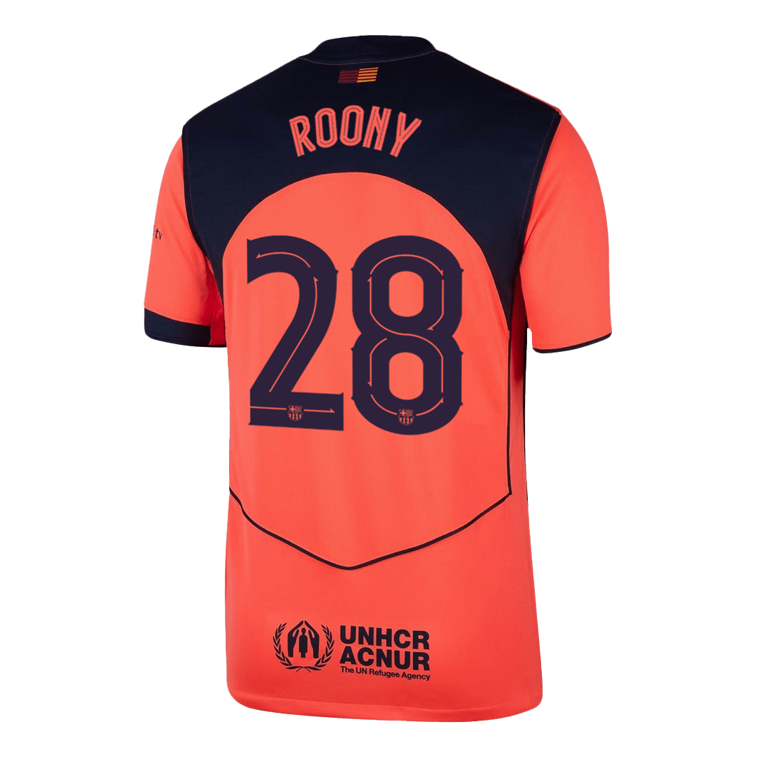 ROONY #28 Barcelone Extérieur Troisième Football Maillot 2025/26