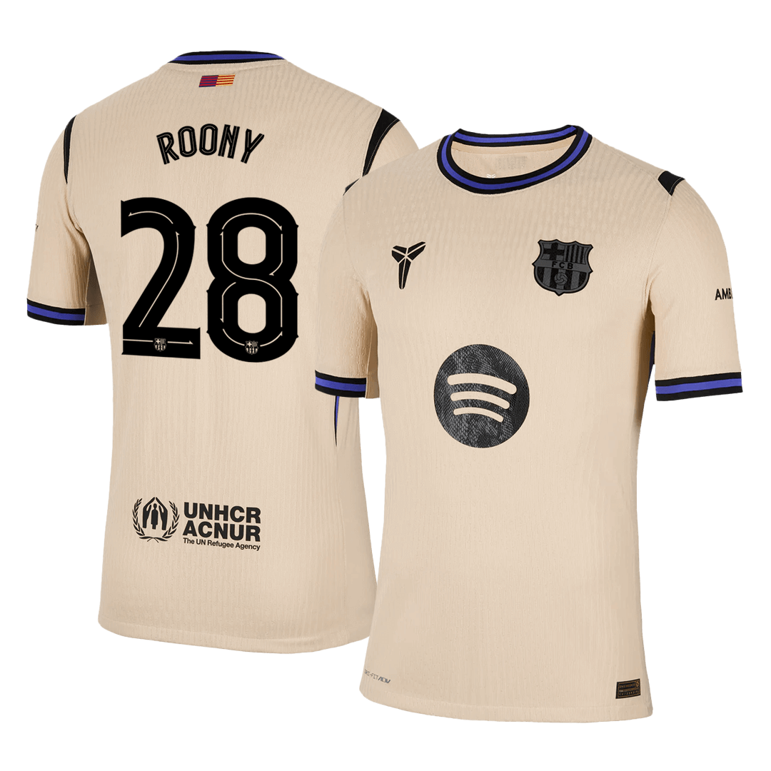 Joueur ROONY #28 Barcelone Extérieur Maillot 2025/26 - UCL