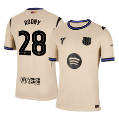 Joueur ROONY #28 Barcelone Extérieur Maillot 2025/26 - UCL
