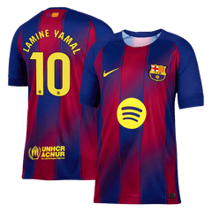 LAMINE YAMAL #10 Barcelone Maison Football Maillot 2025/26 Rouge&bleu